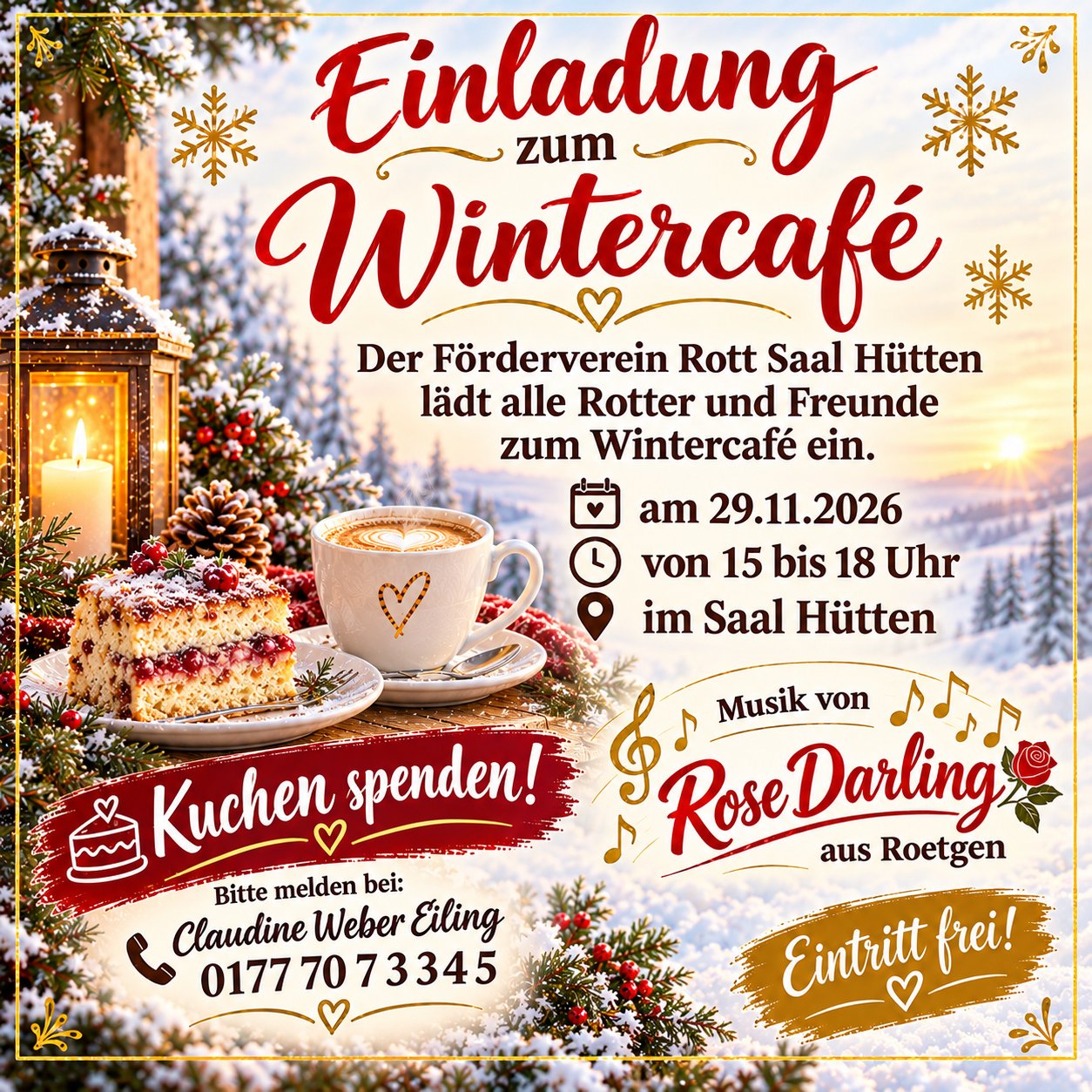 Einladung zum Wintercafé